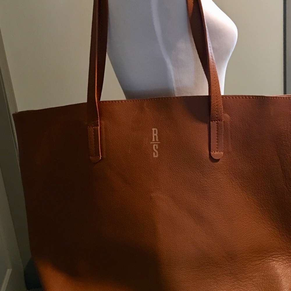 Mark + Graham Leather Large Tote Bag
